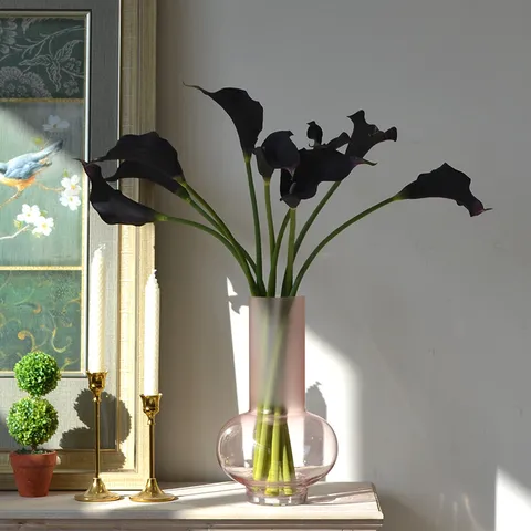 Grande Calla Lys EVA Fleur Artificielle Toucher Doux Fausse Fleur Pour Fête De Mariage Décoration De Maison