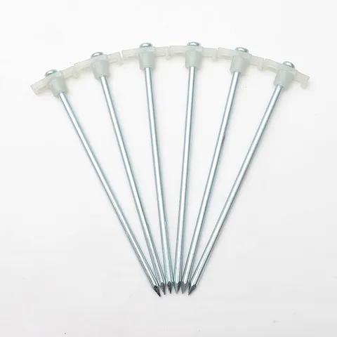 Outdoor Camping Tent Stakes Heavy Duty Galvanized Steel Luminous Ground Nails Windproof Canopy Pegs Camping Equipment Gear