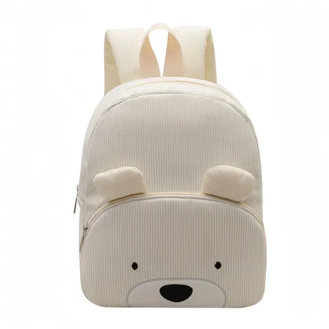 Kinder Cord Cartoon Tier Rucksack Niedlich Bär Fuchs Design Schulranzen Für Grundschüler Leichter Reise Rucksack