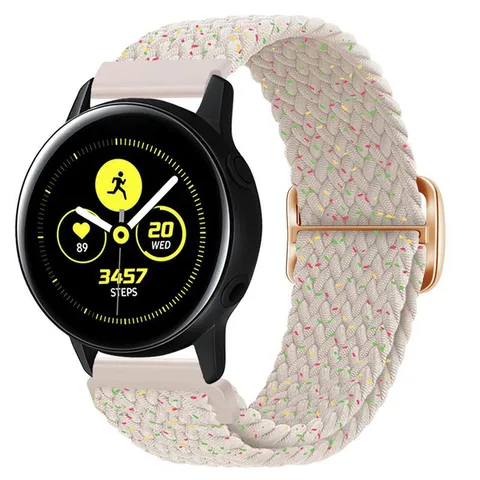 Geweven Nylon Elastische Smartwatch Vervangingsband Ademende Sportband Compatibel Met Meerdere Smartwatch Modellen