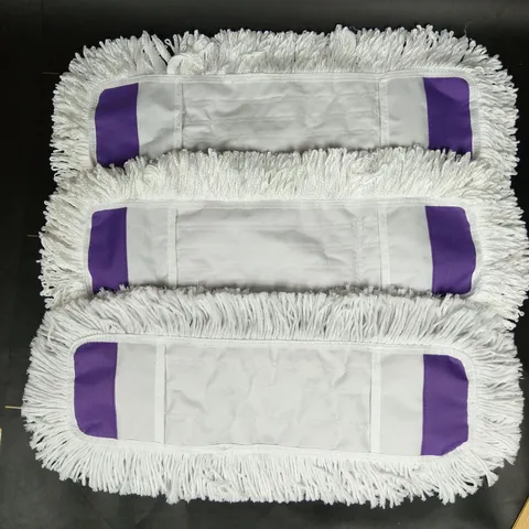 Vlakke Mop Vervangingsdoek Katoengaren Vezel Pad Stofmop Hoofd Wasbaar Vloerreiniging Mop Navulling Doek