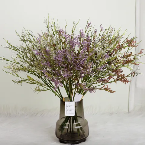 Nordisch Künstliche Schleierkraut Blume Einzelner Zweig Künstlicher Limonium Blumenstiel Für Heimdekoration Hotel Tisch Fotografie Requisiten