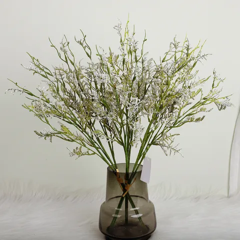 Nordisch Künstliche Schleierkraut Blume Einzelner Zweig Künstlicher Limonium Blumenstiel Für Heimdekoration Hotel Tisch Fotografie Requisiten