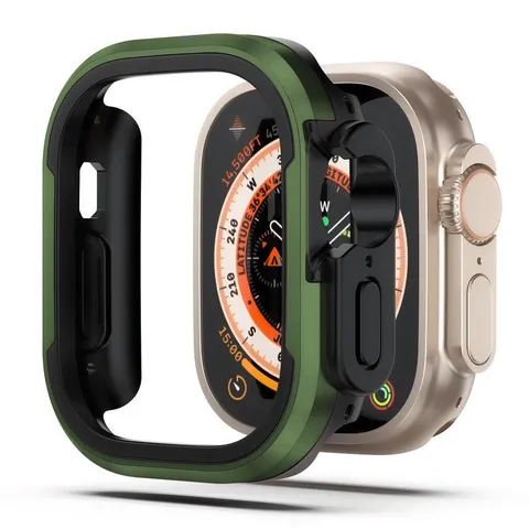 Smartwatch Protective Case For Smart Watch Ultra Series Metal TPU Anti Fall Bumper Cover Watch Accessories