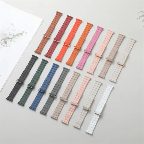 Magnetische Leren Vervangende Horlogeband Strap Voor Smartwatch Stijlvolle Polsband Comfortabele Horloge Accessoires