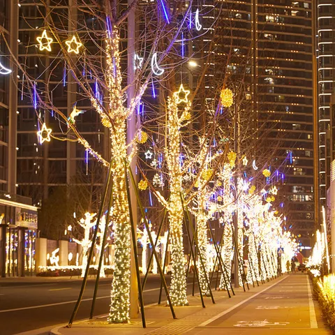 Catena Luminosa LED Impermeabile Esterno Favola Luci Bianco Caldo Illuminazione d'Ambiente Per Festa Giardino Decorazione