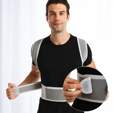 Unisex Posture Corrector Belt Breathable Back Support Brace For Men Women Adjustable Shoulder Humpback Correction Brace
