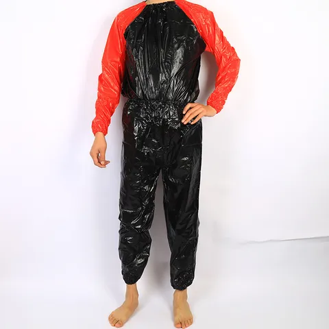 Unisex PVC Φόρμα Σάουνας Αθλητική Φόρμα Fitness Αδιάβροχη Αντιανεμική Φόρμα Γυμναστικής για Άνδρες Γυναίκες Προπόνηση