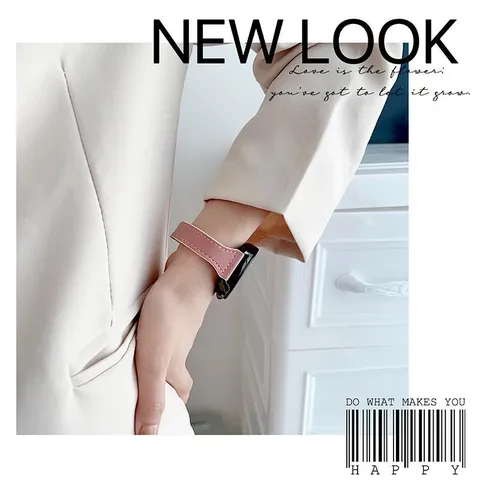 Genuine Leather Smart Watch Band Compatible With Huawei GT2 GT3 Pro 22mm Crazy Horse Pattern Magnetic Folding Clasp Replacement Strap