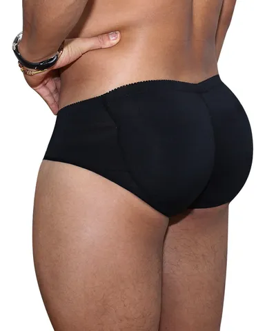 Herren Gepolsterte Atmungsaktive Hüftverstärker Unterwäsche Sexy Butt Lift Slips Body Shaper Gepolstertes Gesäß Herren Unterwäsche