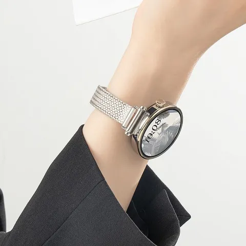 Bracelet de Montre Magnétique Milanais en Acier Inoxydable Remplacement Pour Huawei Watch GT Série Mode Bracelet en Métal Accessoires de Bijoux