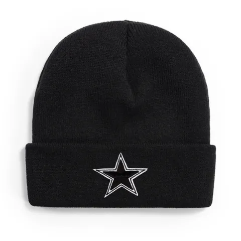 Berretto in Maglia Caldo Invernale per Uomini Donne Ispessito Tinta Unita Pentagramma Ricamato Casual Cappello Esterno