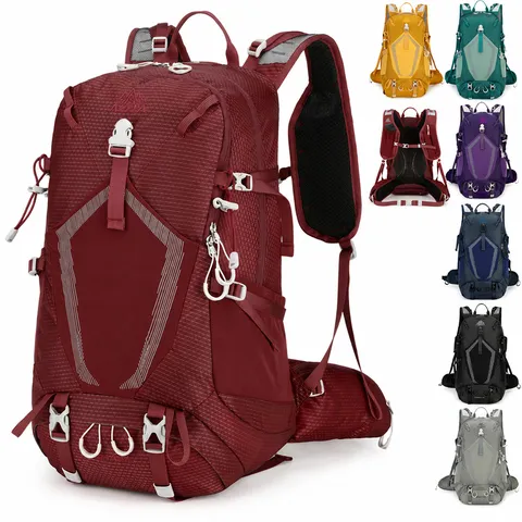 Professional Outdoor Hiking Backpack Large Capacity Waterproof Travel Daypack Suspended Carrying Camping Bag