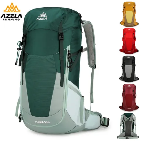 Waterproof Nylon 35L Hiking Backpack Outdoor Travel Sports Camping Rucksack Lightweight Ergonomic Climbing Bag