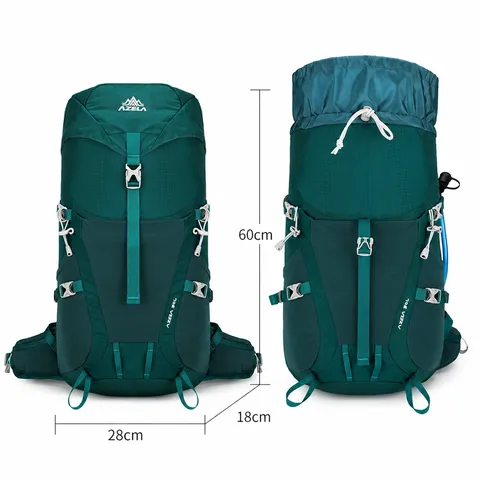 Waterproof Nylon 35L Hiking Backpack Outdoor Travel Sports Camping Rucksack Lightweight Ergonomic Climbing Bag