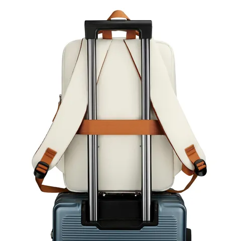 Men Business Casual Laptop Backpack Large Capacity Travel Commuter Bag Waterproof Oxford Cloth USB Charging Backpack