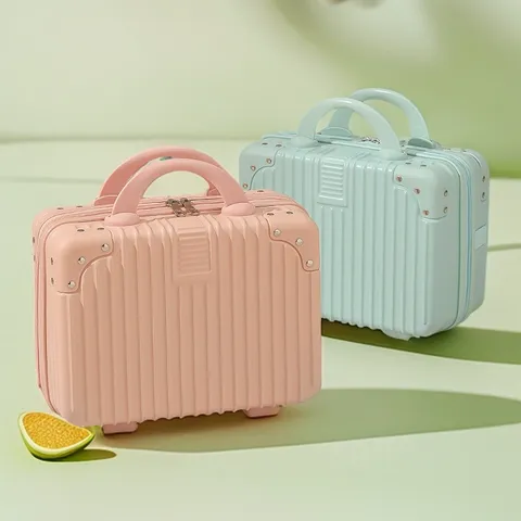 Mini Βαλιτσάκι Μακιγιάζ 14 Ίντσες Φρητές Σκληρό Κέλυφος Τσάντα Μακιγιάζ Ταξιδιού Αποσκευές Μικρή Βαλιτσάκι Κουτί Αποθήκευσης Για Γυναίκες