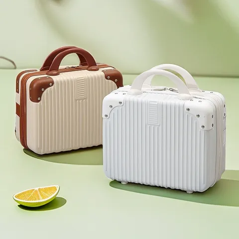 Mini Valigetta per Trucco da Viaggio 14 16 Pollici Scatola di Immagardinamento Rigida Bagaglio Portatile Mini Valigia Per Donne Ragazze