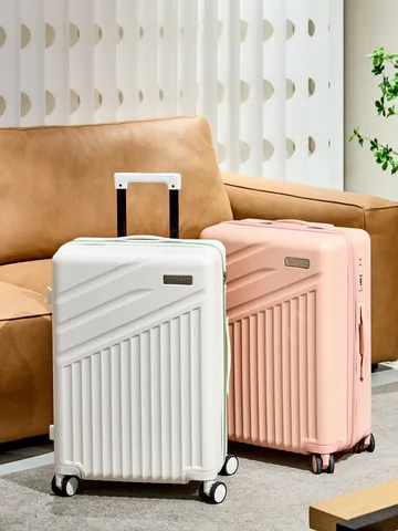 Grande Capacità Guscio Rigido Bagaglio Da Viaggio Valigia ABS Con Ruote Universali E Serratura A Combinazione Per Donne E Uomini