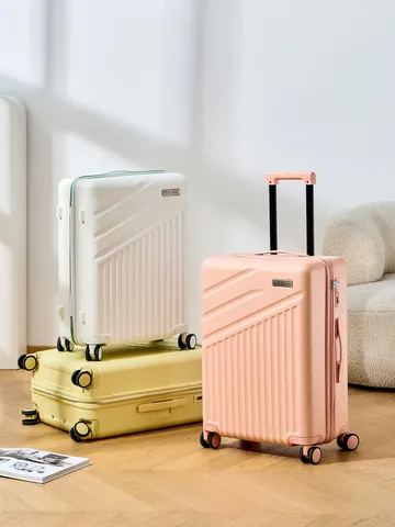 Grande Capacità Guscio Rigido Bagaglio Da Viaggio Valigia ABS Con Ruote Universali E Serratura A Combinazione Per Donne E Uomini