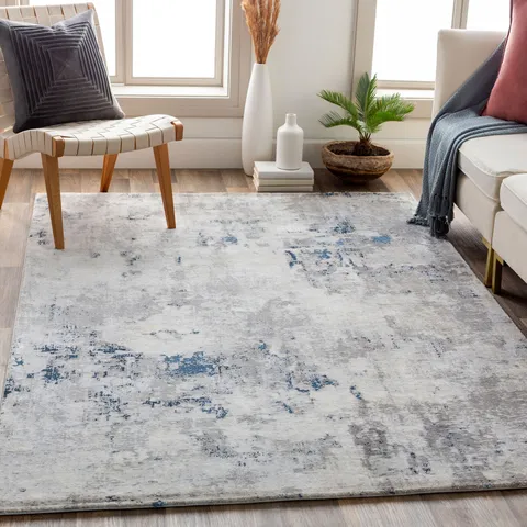 Modern Minimalist Abstract Pattern Living Room Rug Soft Polyester Bedroom Floor Mat Nordic Style Area Rug