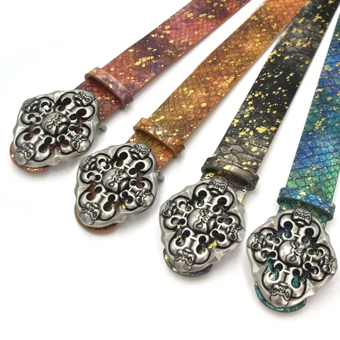 Punk Style Krania PU Dermatini Zoni Mesis Retro Metalliki Agrafa Heavy Metal Streetwear Moda Zoni Jeans Gia Gynekes