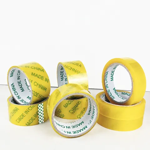 Transparant Geel Doos Klebeband Zware Karton Verpakking Plakband Rol Voor Verzending Verhuizing Kantoorbenodigdheden