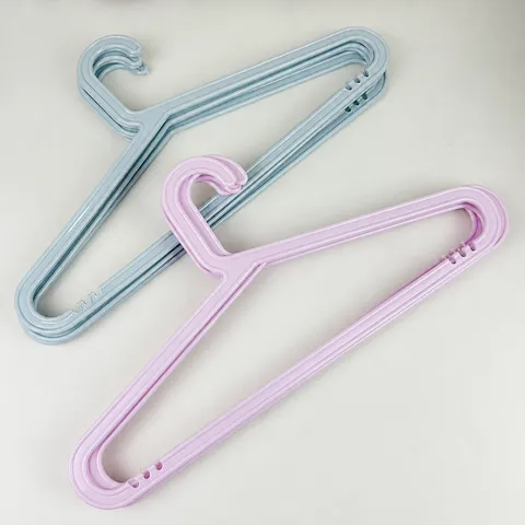 Household Plastic Clothes Hanger Traceless Non Slip Drying Rack For Dormitory Balcony Bedroom Home Closet Organization