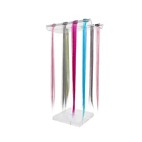 Transparenter Acryl Perückenständer Abnehmbarer Haarteil Aufbewahrungshalter Display Ständer Für Salon Heimgebrauch