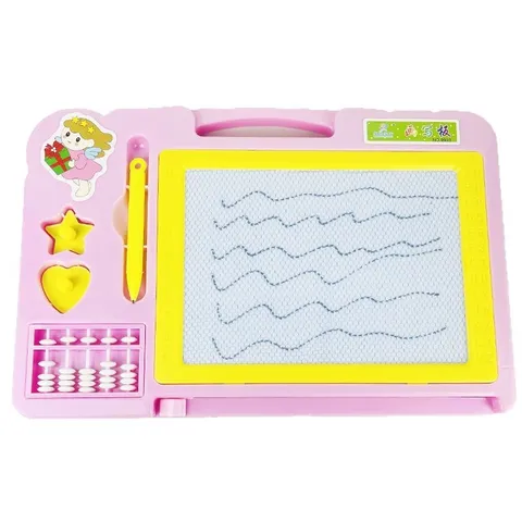 Children Magnetic Drawing Board Erasable Writing Doodling Toy Plastic Educational Early Learning Board Gift