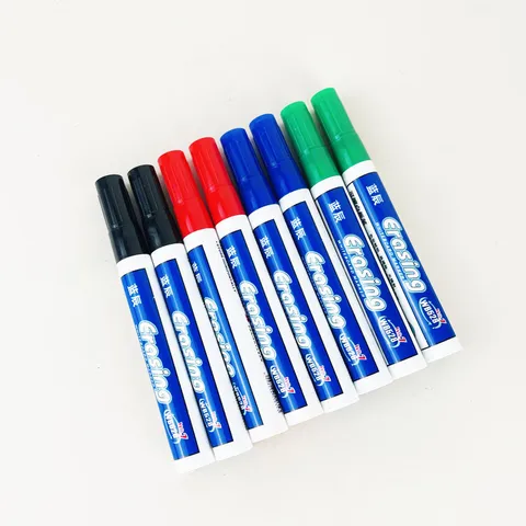 Große Kapazität Abwischbarer Whiteboard Marker Kunststoff Glattes Schreiben Stift Für Büro Und Schule Täglichen Gebrauch