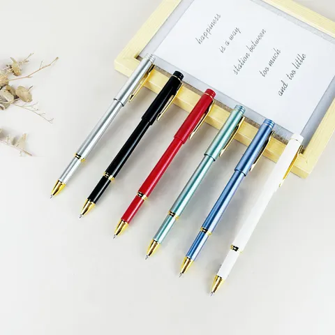 Qualitativ Hochwertiger Business Gelschreiber Glattes Schreiben Büro Signatur Stift Tragbarer Kunststoff Schreibstift Geschenk Schreibwaren Stift