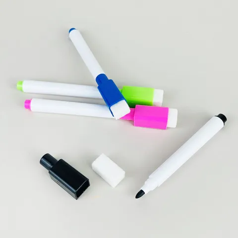 Magnetisch Whiteboard Marker Stift Feine Spitze Trocken Abwischbare Stifte Mit Radiergummi Kappe Büro Schule Schreibwaren
