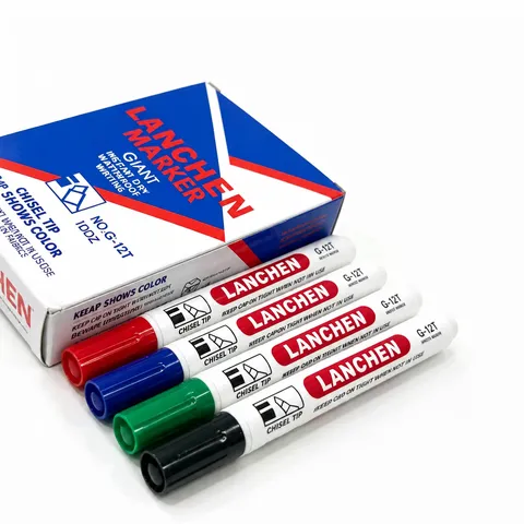 Lösbare Whiteboard-Marker Stifte Meißel Runde Spitze Trocken Abwischbare Marker Schwarz Rot Blau Grün Büro Schule Zubehör