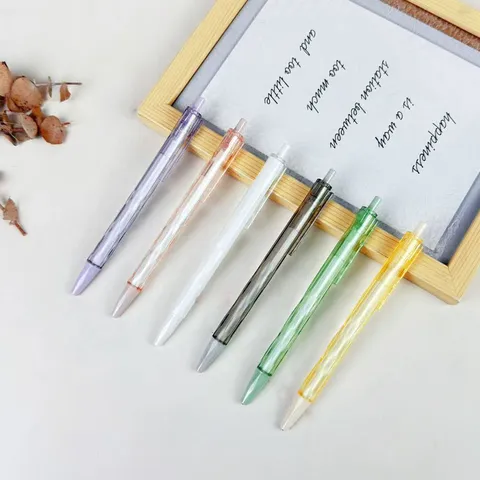 Minimalistisch Kristall Diamant Einziehbar Gelschreiber Glatte Schreiben ST Spitze Kohlenstoffstift Schüler Büro Schreibwaren