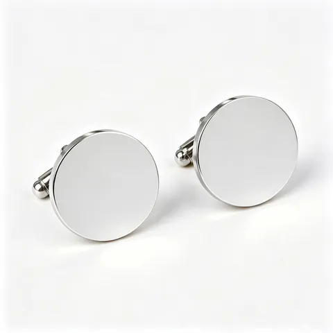 Men's Stainless Steel Mirror Polish French Cufflinks Round Square Geometric Shirt Cufflinks For Business Wedding Party Jewelry
