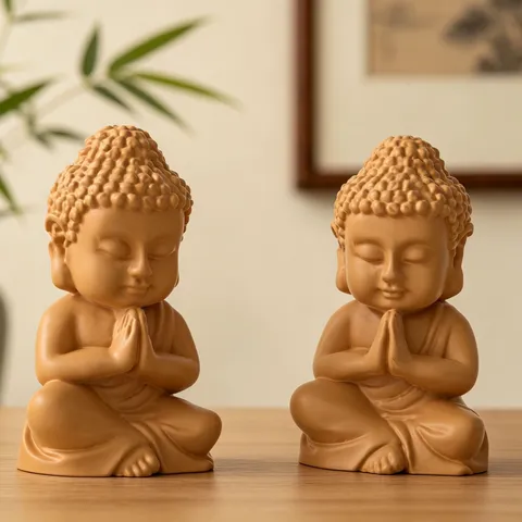 Moule en Silicone Bouddha Assis Créatif DIY Zen Décoration Intérieure Bougie d'Aromathérapie et Moule de Fabrication d'Artisanat en Plâtre