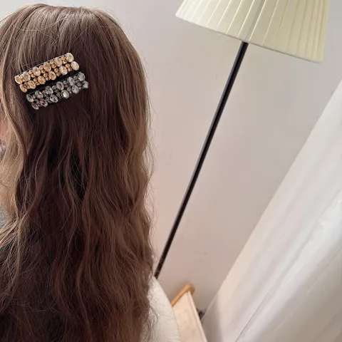 Pettine per Capelli in Strass alla Moda Inserto Elegante Lucido Cristallo Frangia Fermaglio per Capelli Accessori Vintage