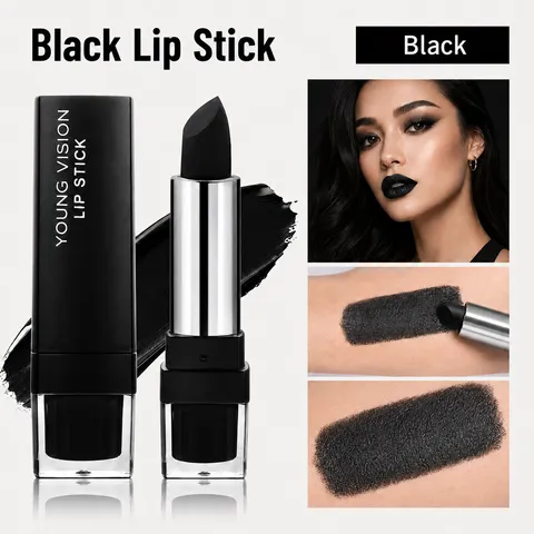 Matte Velvet Lipstick Long Lasting Waterproof Pigmented Lip Makeup Gothic Halloween Cosplay Lip Cosmetic For Women