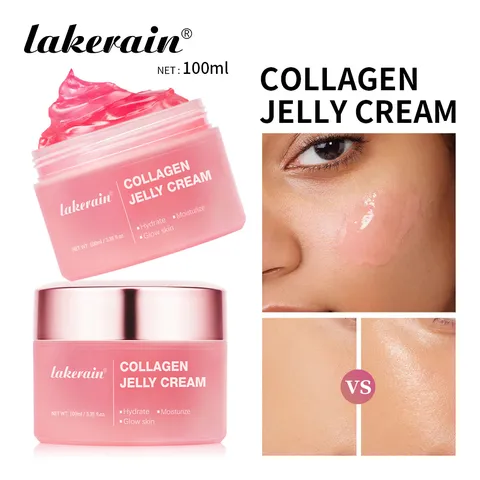 Lakerain Collagen Jelly Cream Moisturizing Hydrating Facial Face Cream For Women Skincare Daily Routine
