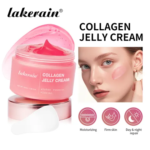 Lakerain Collagen Jelly Cream Moisturizing Hydrating Facial Face Cream For Women Skincare Daily Routine