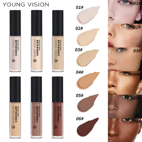 Matte Liquid Concealer Long Lasting Waterproof Facial Contour Concealer Makeup For Face Blemish Dark Circles