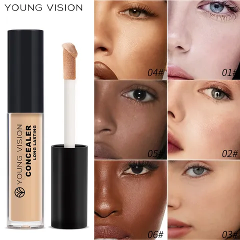 Matte Liquid Concealer Long Lasting Waterproof Facial Contour Concealer Makeup For Face Blemish Dark Circles