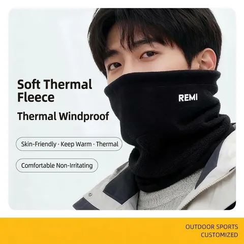 Winter Fleece Neck Gaiter Windproof Thermal Warm Scarf Cycling Ski Face Mask For Men And Women Outdoor Sports