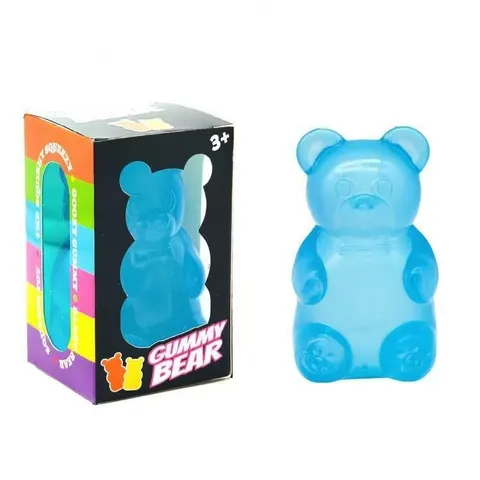 Jouet Squishy Ours en TPR Jouet Anti-Stress à Rebond Lent Jouet Sensoriel Mignon pour Animaux