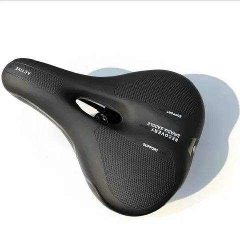 Ergonomic Bicycle Saddle Thickened Silicone Comfort Bike Seat With Shock Absorbing Balls Hollow Breathable Mountain Bike