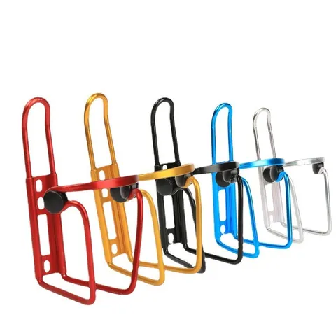 Portabidón de Bicicleta de Aleación de Aluminio Portavasos para Bicicleta de Montaña Accesorios de Equipo de Ciclismo Diseño de Doble Cuenta