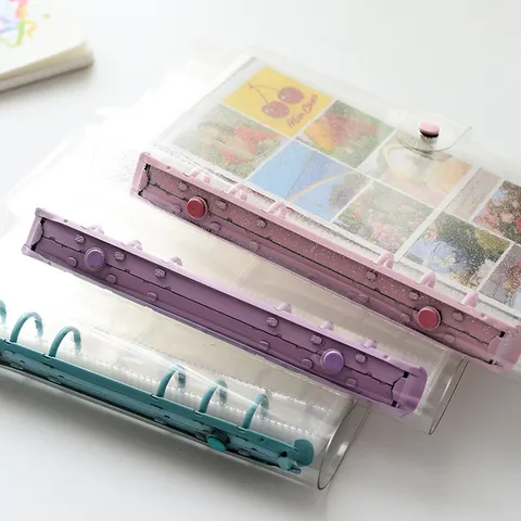 Álbum de Fotos de Hojas Sueltas con Brillo Transparente 3 Pulgadas 5 Pulgadas Soporte para Fototarjetas