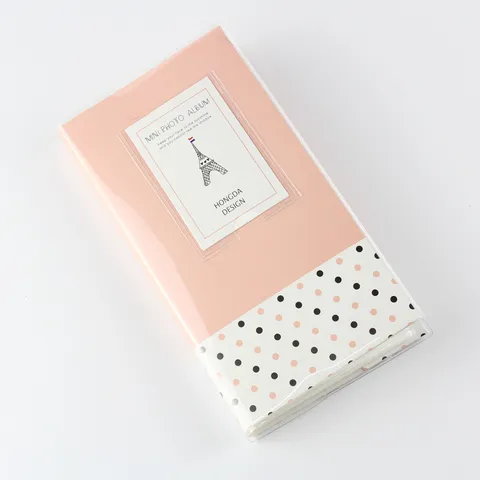 Mini Album Photo Style Coréen Pochette Interleaf PVC Transparent Polaroid Support D'Image 84 Poches Conception De Dessin Animé Mignon Livre De Mémoire