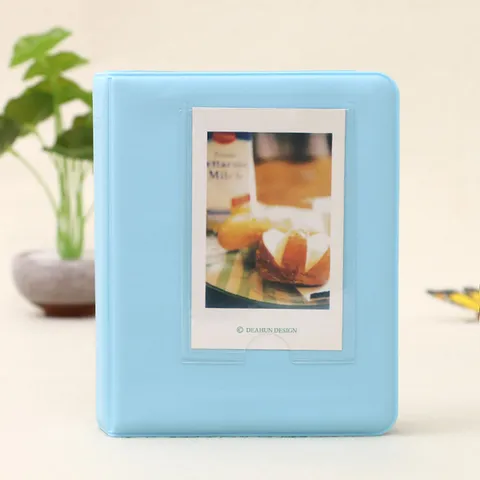 Candy Color Mini Photo Album Portable Instax Photo Storage Book Cute Picture Holder Organizer For Cards